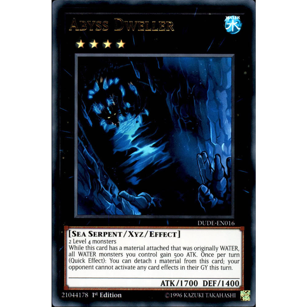 Abyss Dweller DUDE-EN016 Yu-Gi-Oh! Card from the Duel Devastator Set