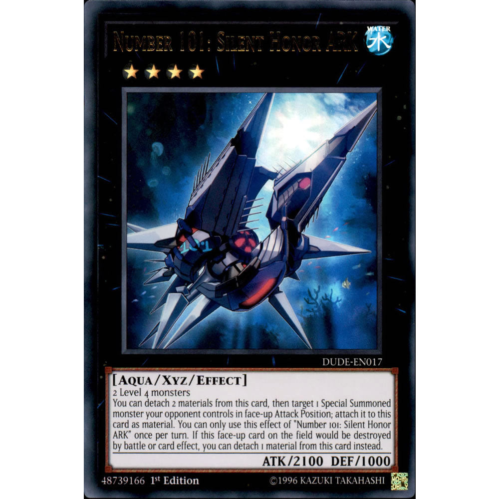 Number 101: Silent Honor ARK DUDE-EN017 Yu-Gi-Oh! Card from the Duel Devastator Set