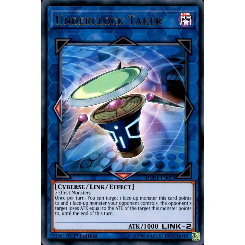 Underclock Taker DUDE-EN020 Yu-Gi-Oh! Card from the Duel Devastator Set