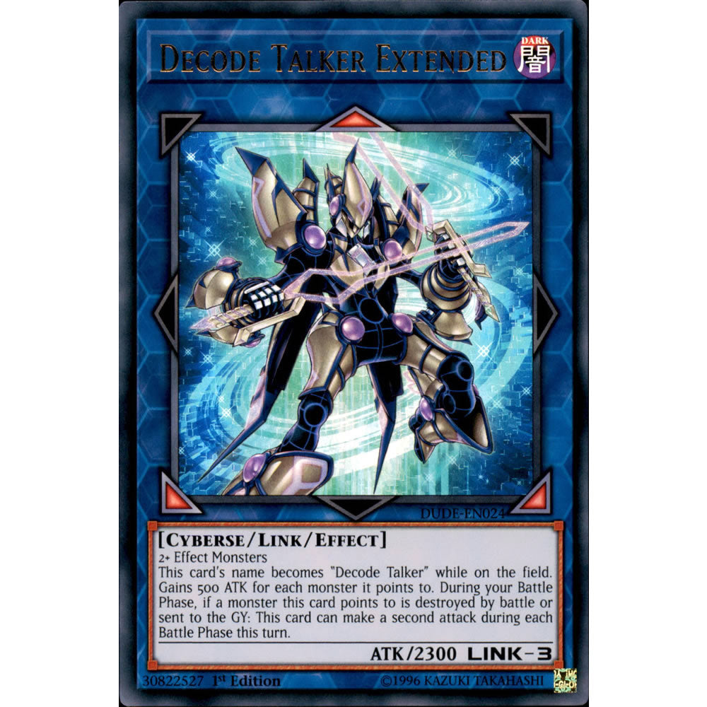 Decode Talker Extended DUDE-EN024 Yu-Gi-Oh! Card from the Duel Devastator Set