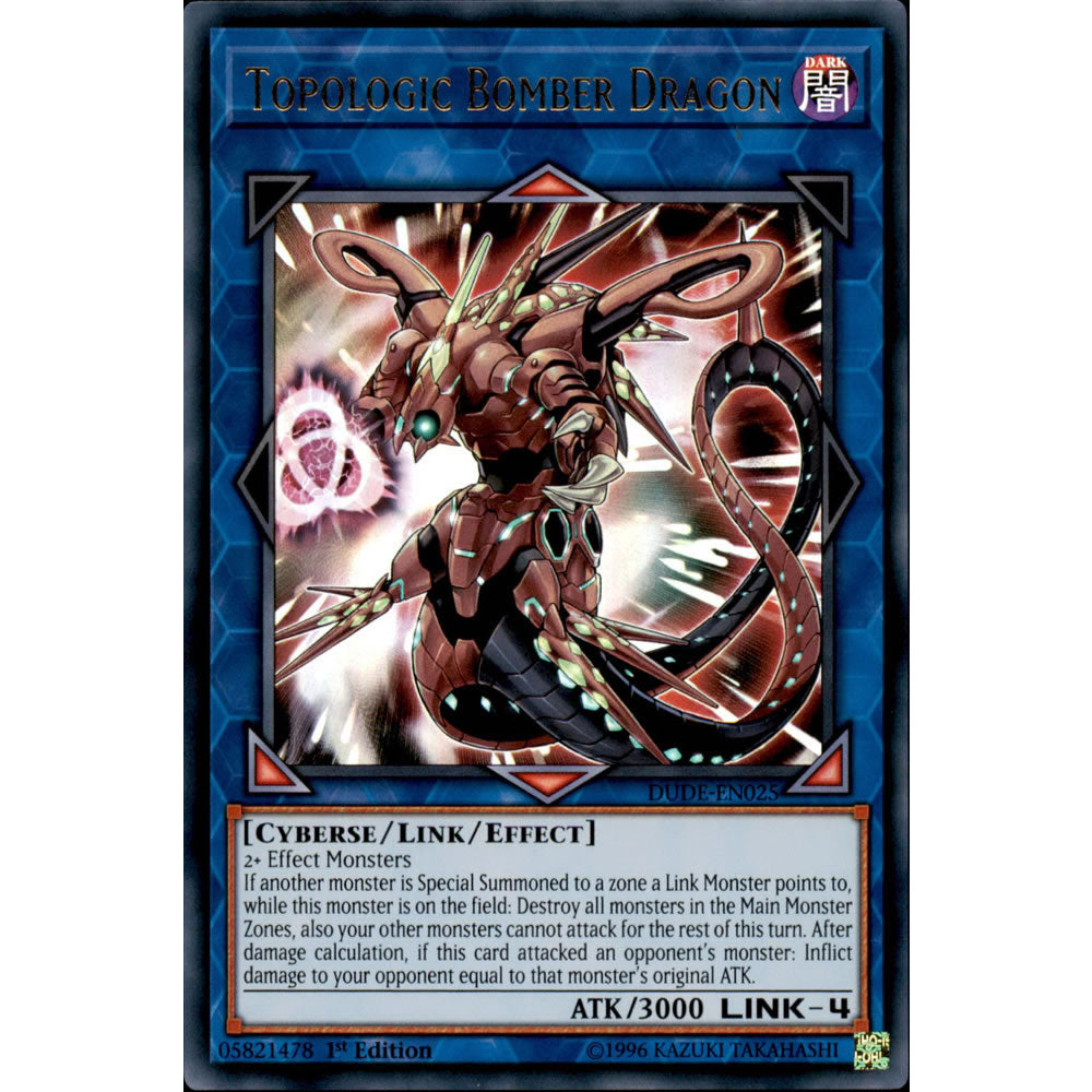 Topologic Bomber Dragon DUDE-EN025 Yu-Gi-Oh! Card from the Duel Devastator Set