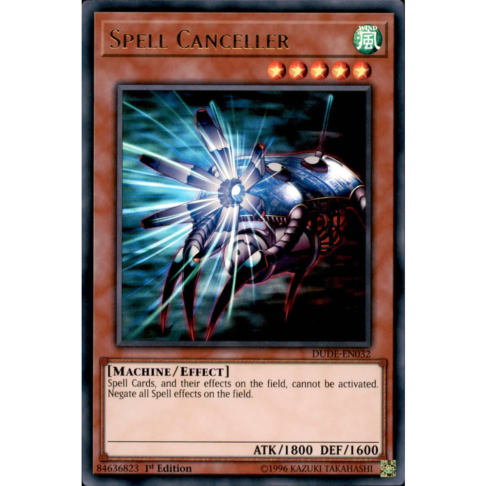 Spell Canceller DUDE-EN032 Yu-Gi-Oh! Card from the Duel Devastator Set