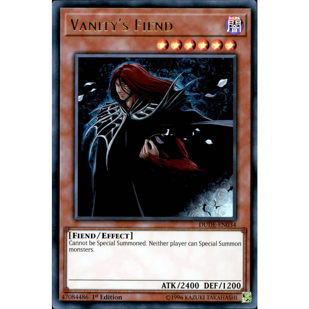 Vanity's Fiend DUDE-EN034 Yu-Gi-Oh! Card from the Duel Devastator Set