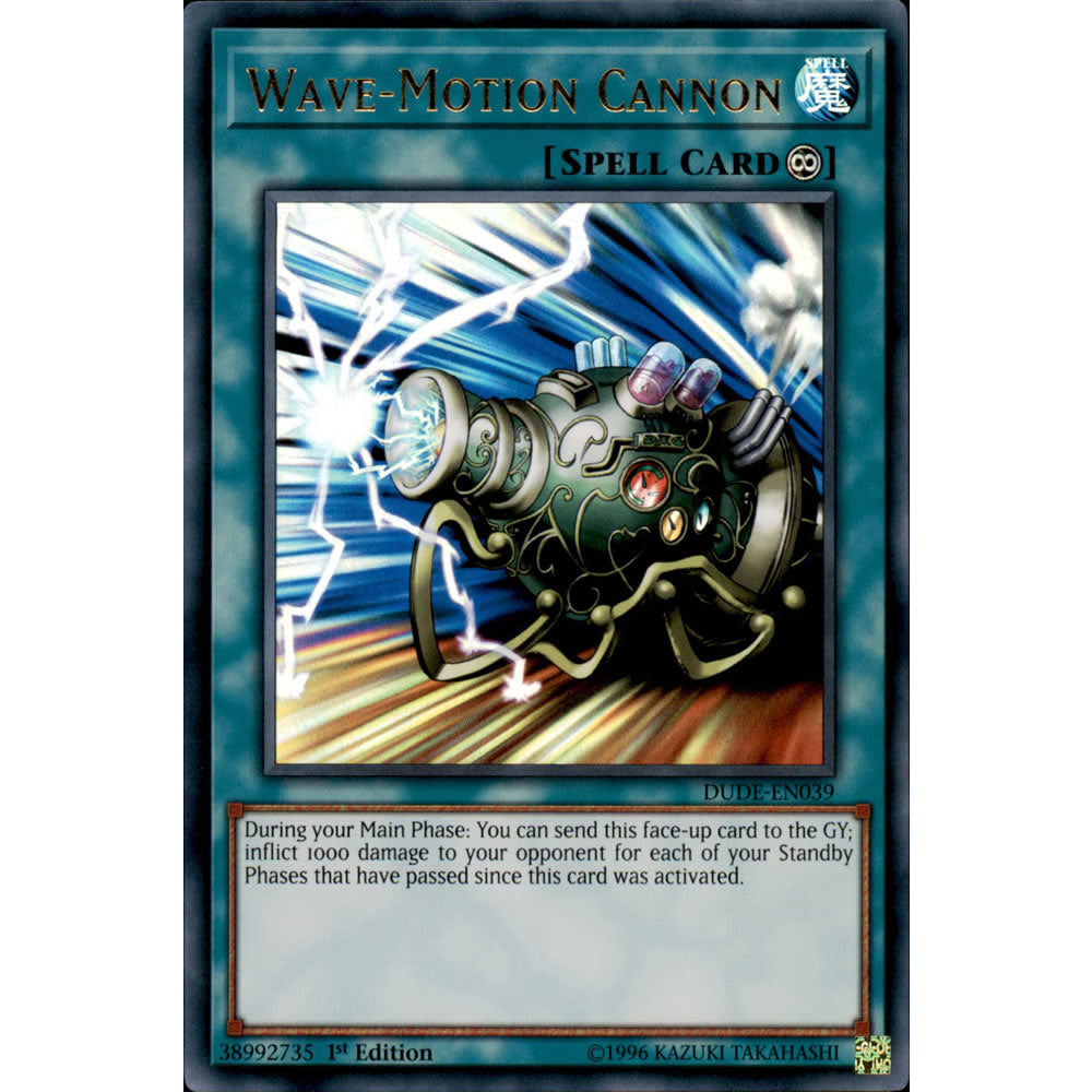 Wave-Motion Cannon DUDE-EN039 Yu-Gi-Oh! Card from the Duel Devastator Set