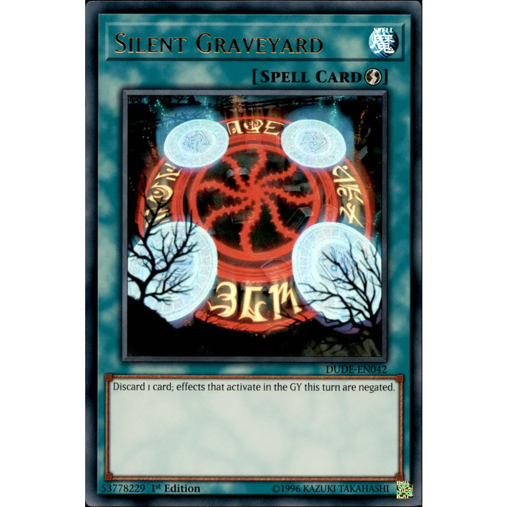 Silent Graveyard DUDE-EN042 Yu-Gi-Oh! Card from the Duel Devastator Set