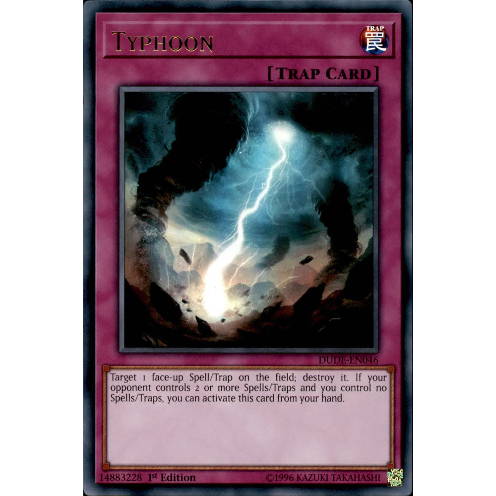 Typhoon DUDE-EN046 Yu-Gi-Oh! Card from the Duel Devastator Set