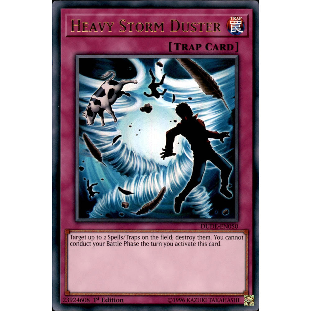 Heavy Storm Duster DUDE-EN050 Yu-Gi-Oh! Card from the Duel Devastator Set