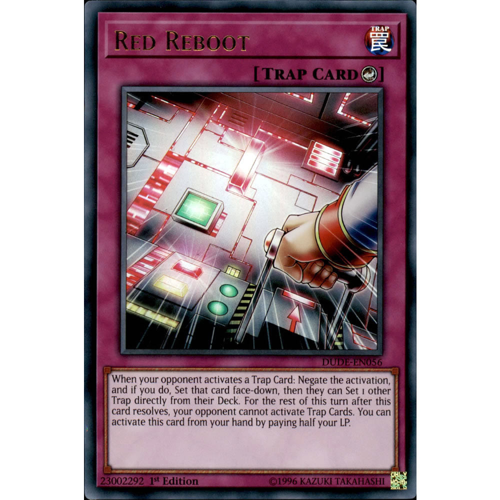 Red Reboot DUDE-EN056 Yu-Gi-Oh! Card from the Duel Devastator Set