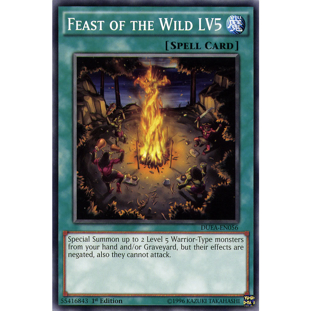 Feast of the Wild LV5 DUEA-EN056 Yu-Gi-Oh! Card from the Duelist Alliance Set