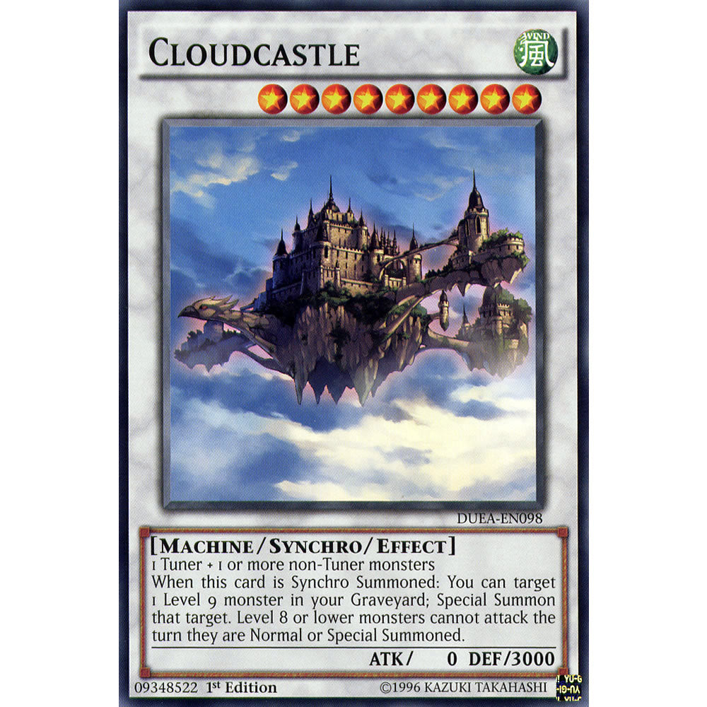 Cloudcastle DUEA-EN098 Yu-Gi-Oh! Card from the Duelist Alliance Set