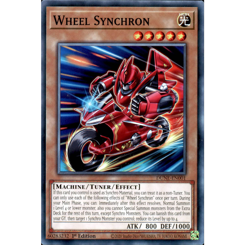 Wheel Synchron DUNE-EN001 Yu-Gi-Oh! Card from the Duelist Nexus Set
