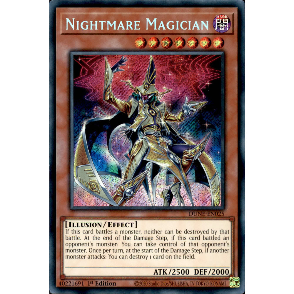 Nightmare Magician DUNE-EN025 Yu-Gi-Oh! Card from the Duelist Nexus Set