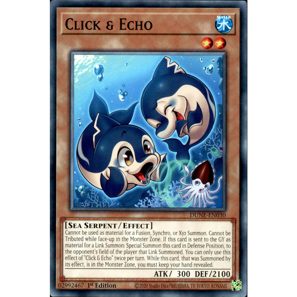 Click & Echo DUNE-EN030 Yu-Gi-Oh! Card from the Duelist Nexus Set