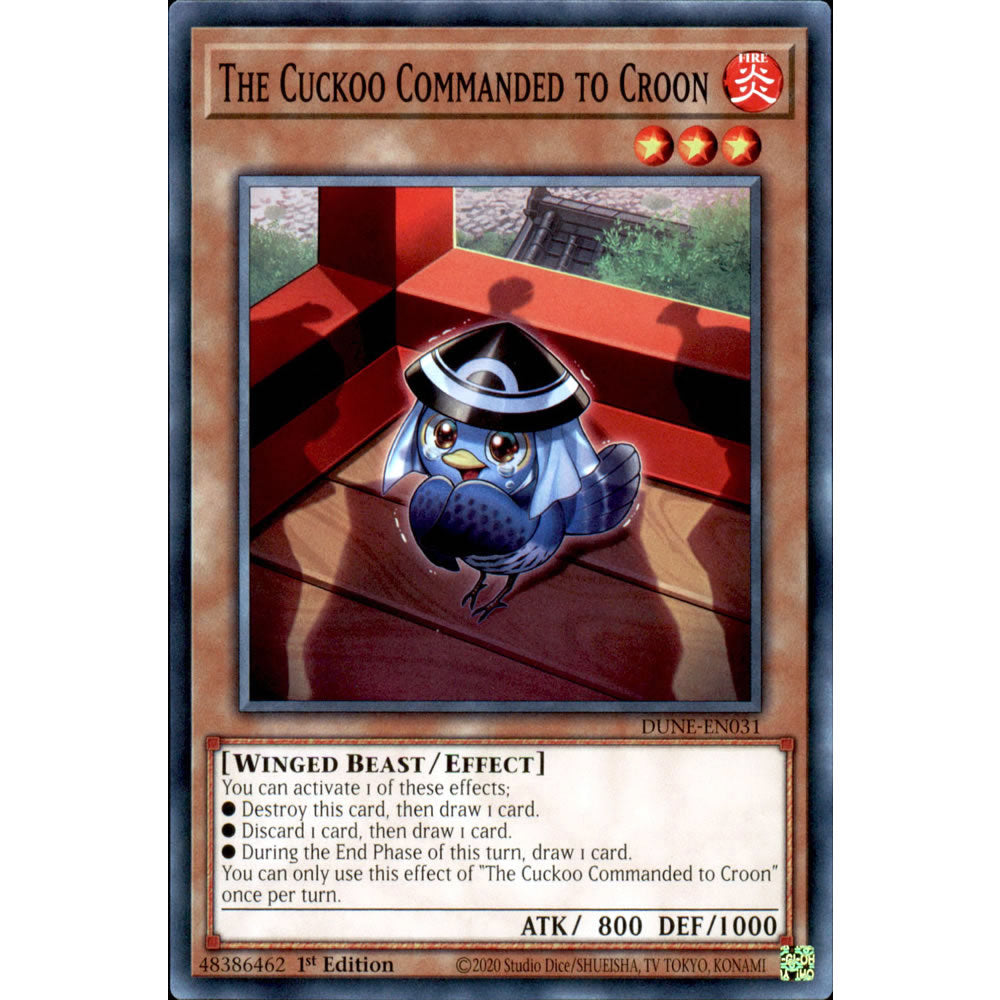 The Cuckoo Commanded to Croon DUNE-EN031 Yu-Gi-Oh! Card from the Duelist Nexus Set