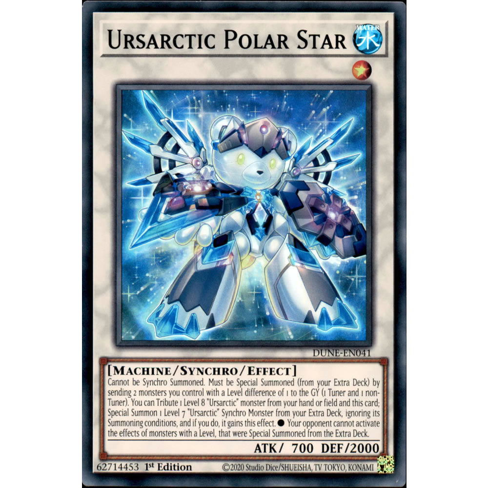 Ursarctic Polar Star DUNE-EN041 Yu-Gi-Oh! Card from the Duelist Nexus Set