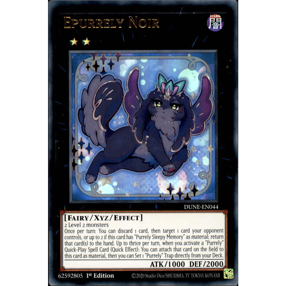 Epurrely Noir DUNE-EN044 Yu-Gi-Oh! Card from the Duelist Nexus Set