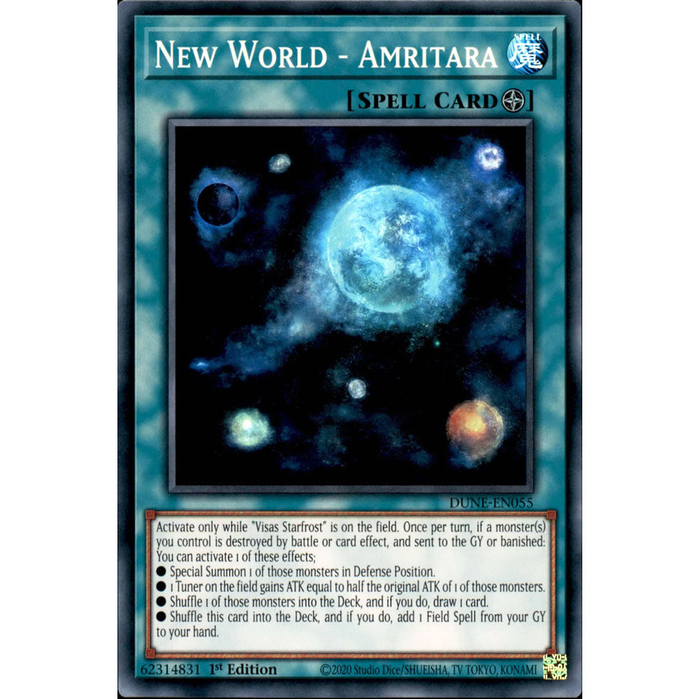 New World - Amritara DUNE-EN055 Yu-Gi-Oh! Card from the Duelist Nexus Set