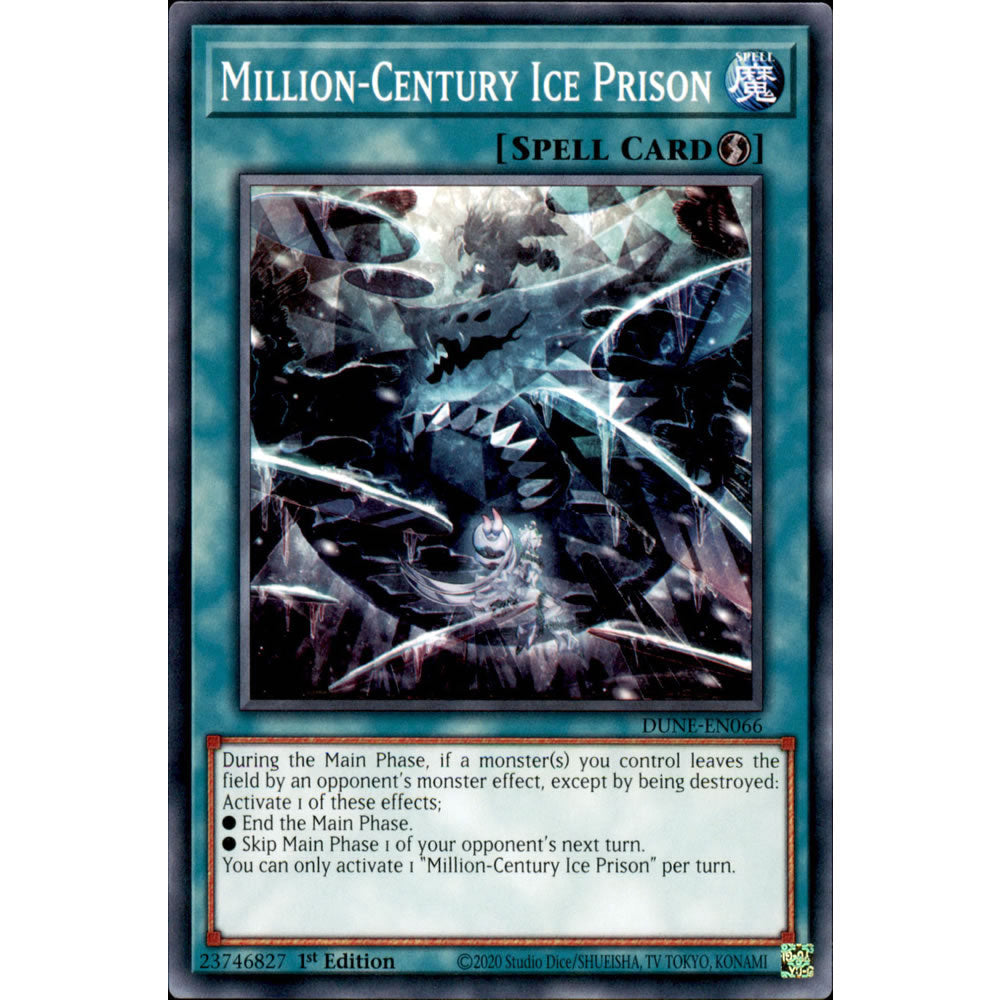 Million-Century Ice Prison DUNE-EN066 Yu-Gi-Oh! Card from the Duelist Nexus Set