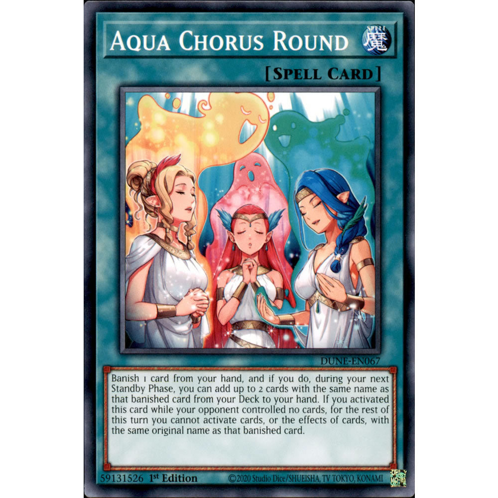 Aqua Chorus Round DUNE-EN067 Yu-Gi-Oh! Card from the Duelist Nexus Set