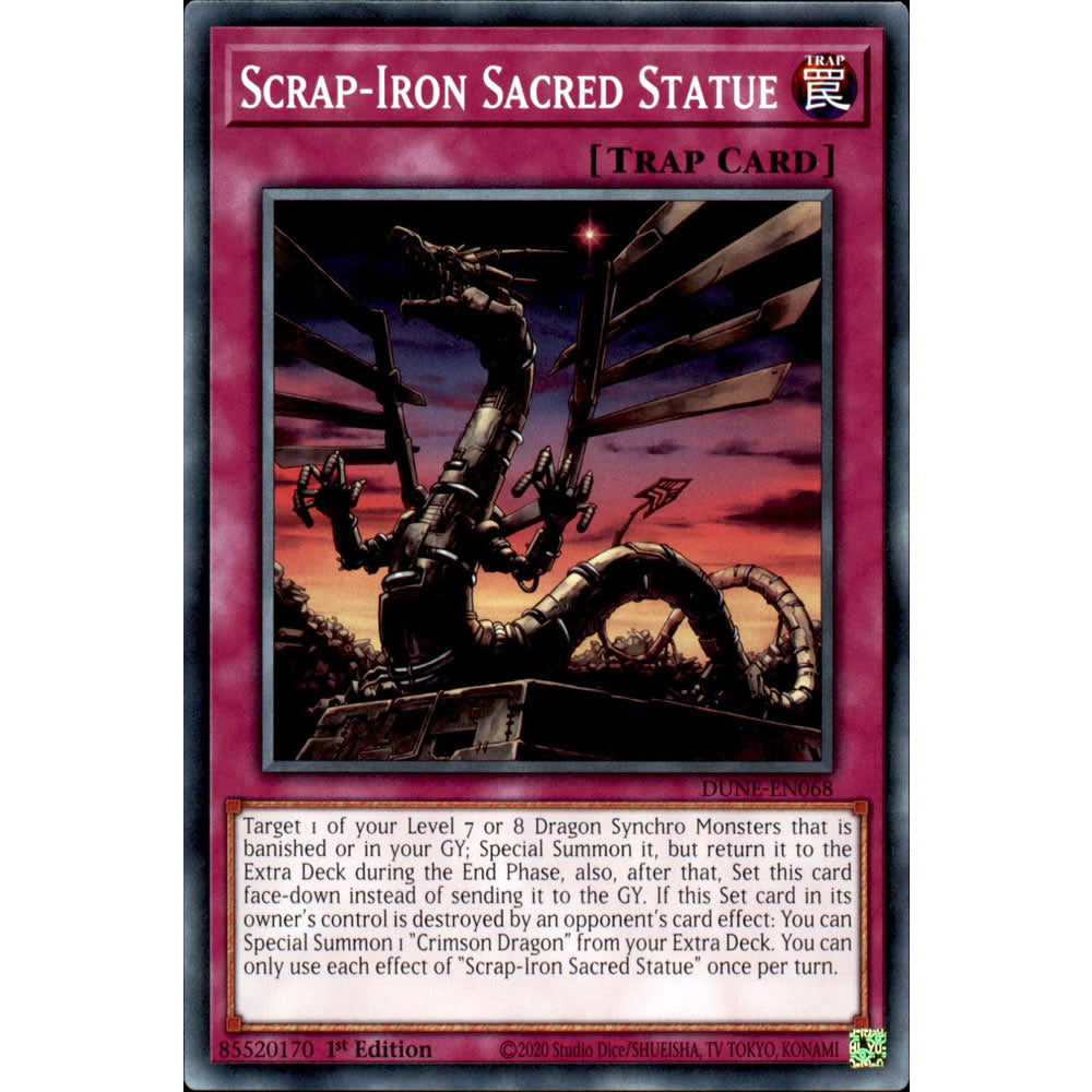 Scrap-Iron Sacred Statue DUNE-EN068 Yu-Gi-Oh! Card from the Duelist Nexus Set