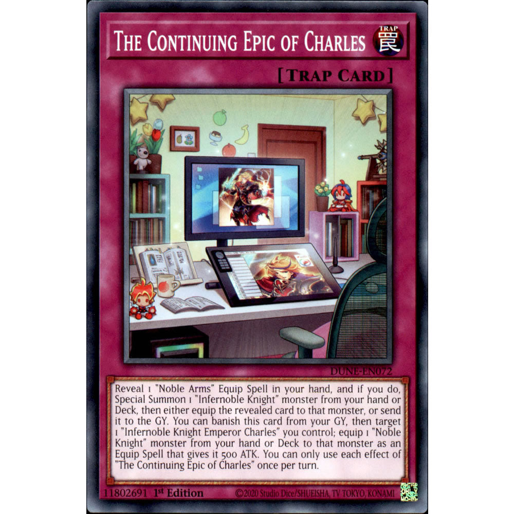 The Continuing Epic of Charles DUNE-EN072 Yu-Gi-Oh! Card from the Duelist Nexus Set