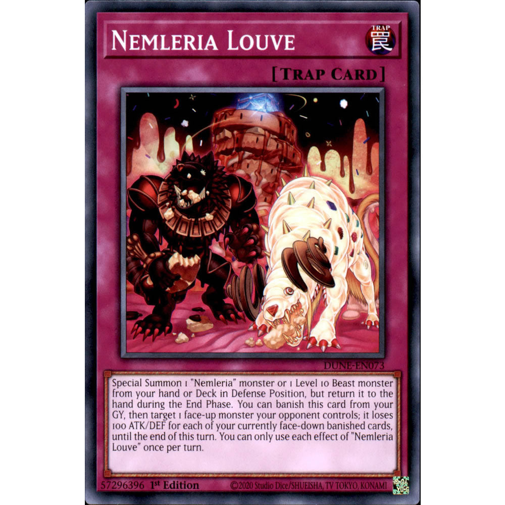 Nemleria Louve DUNE-EN073 Yu-Gi-Oh! Card from the Duelist Nexus Set