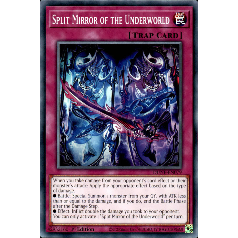 Split Mirror of the Underworld DUNE-EN079 Yu-Gi-Oh! Card from the Duelist Nexus Set
