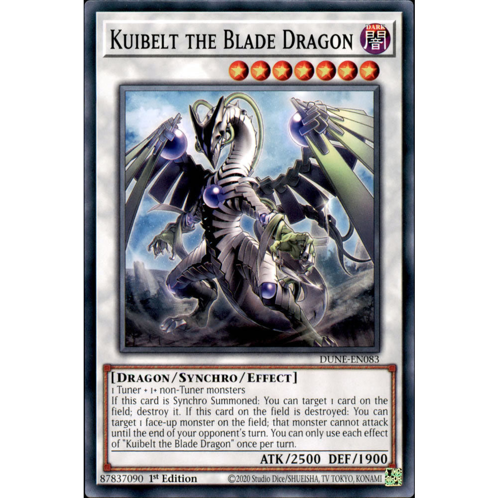 Kuibelt the Blade Dragon DUNE-EN083 Yu-Gi-Oh! Card from the Duelist Nexus Set