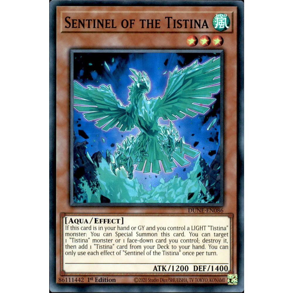 Sentinel of the Tistina DUNE-EN086 Yu-Gi-Oh! Card Sentinel of the Tistina DUNE-EN086 Yu-Gi-Oh! Card