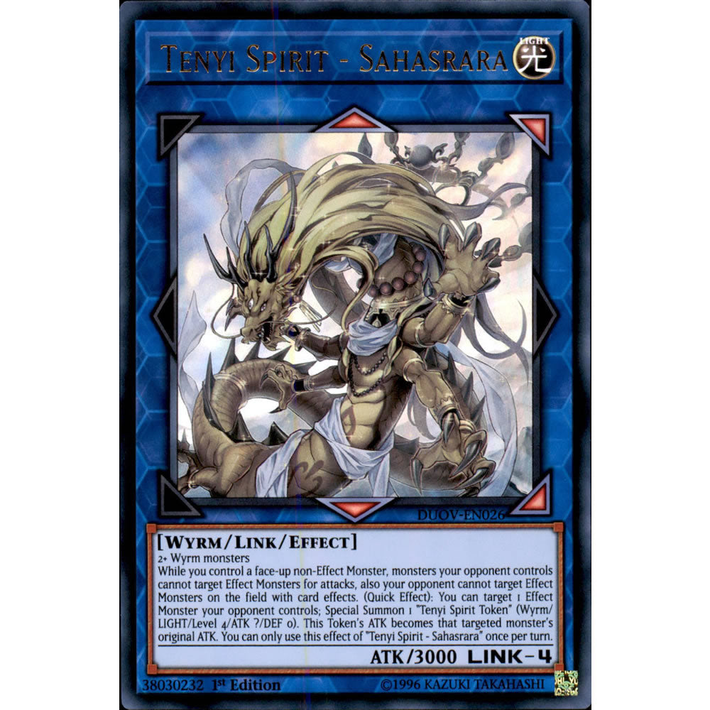 Tenyi Spirit - Sahasrara DUOV-EN026 Yu-Gi-Oh! Card from the Duel Overload Set