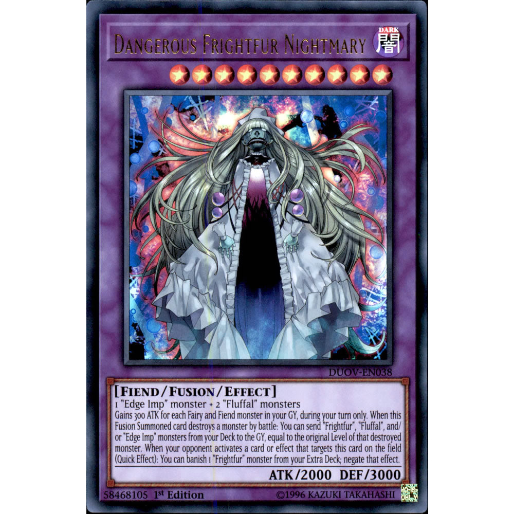 Dangerous Frightfur Nightmary DUOV-EN038 Yu-Gi-Oh! Card from the Duel Overload Set