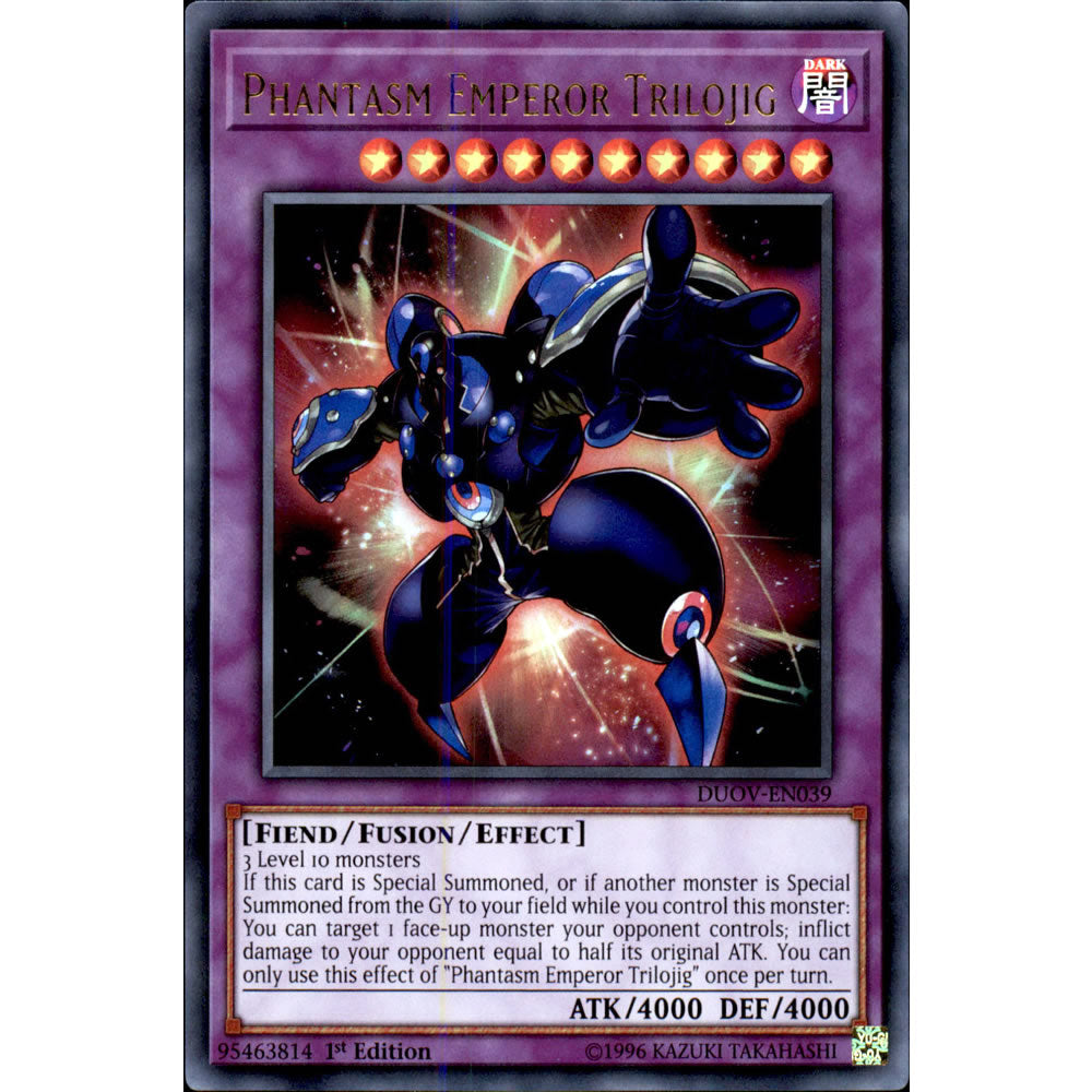 Phantasm Emperor Trilojig DUOV-EN039 Yu-Gi-Oh! Card from the Duel Overload Set