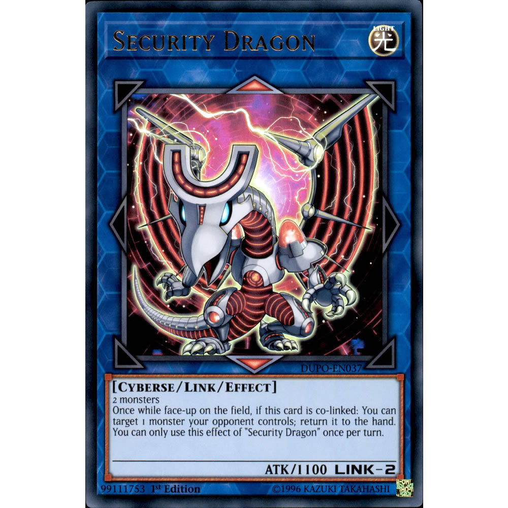 Security Dragon DUPO-EN037 Yu-Gi-Oh! Card from the Duel Power Set