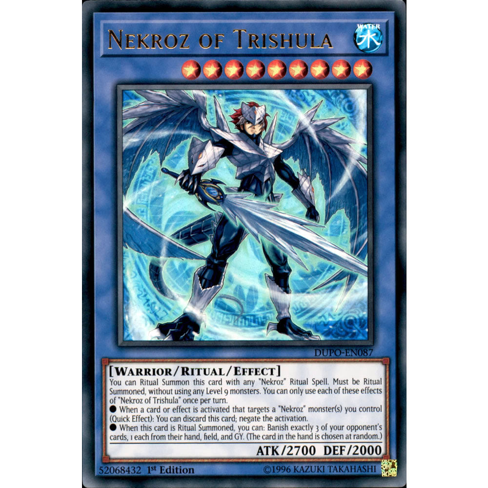 Nekroz of Trishula DUPO-EN087 Yu-Gi-Oh! Card from the Duel Power Set