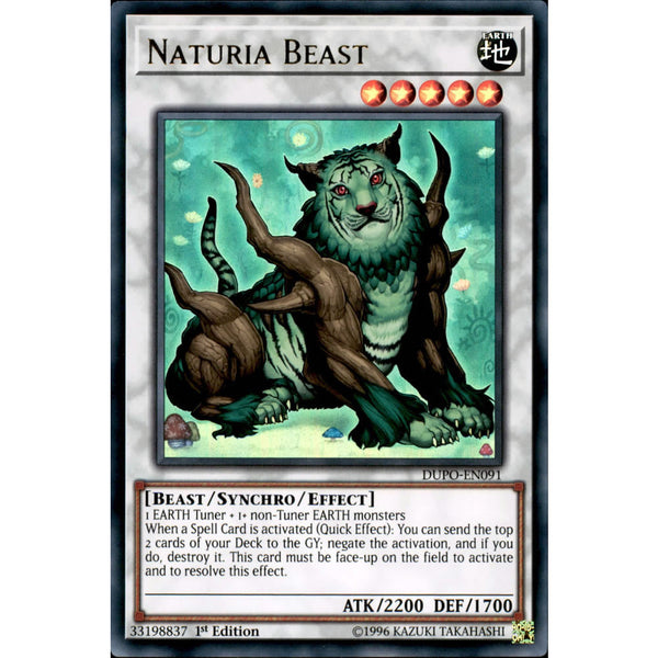 yugioh legacy of the duelist naturia deck Naturia Beast DUPO-EN091 Yu-Gi-Oh! Card