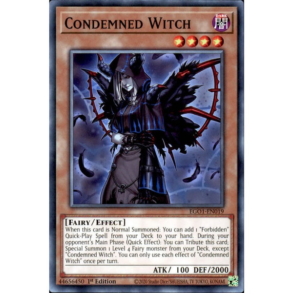 yugioh condemned witch deck Condemned Witch EGO1-EN019 Yu-Gi-Oh! Card