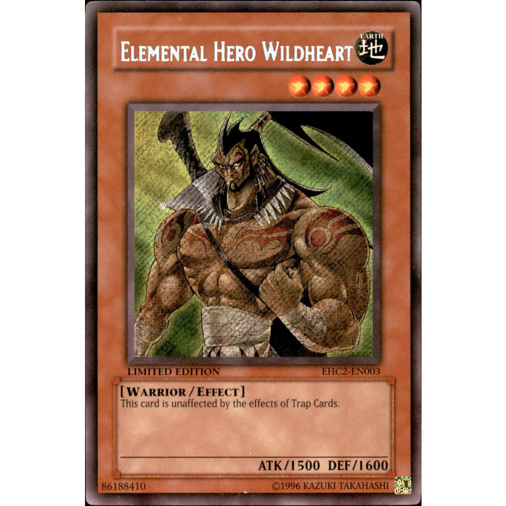 Elemental Hero Wildheart EHC2-EN003 Yu-Gi-Oh! Card from the Elemental Hero Collection 2 Set