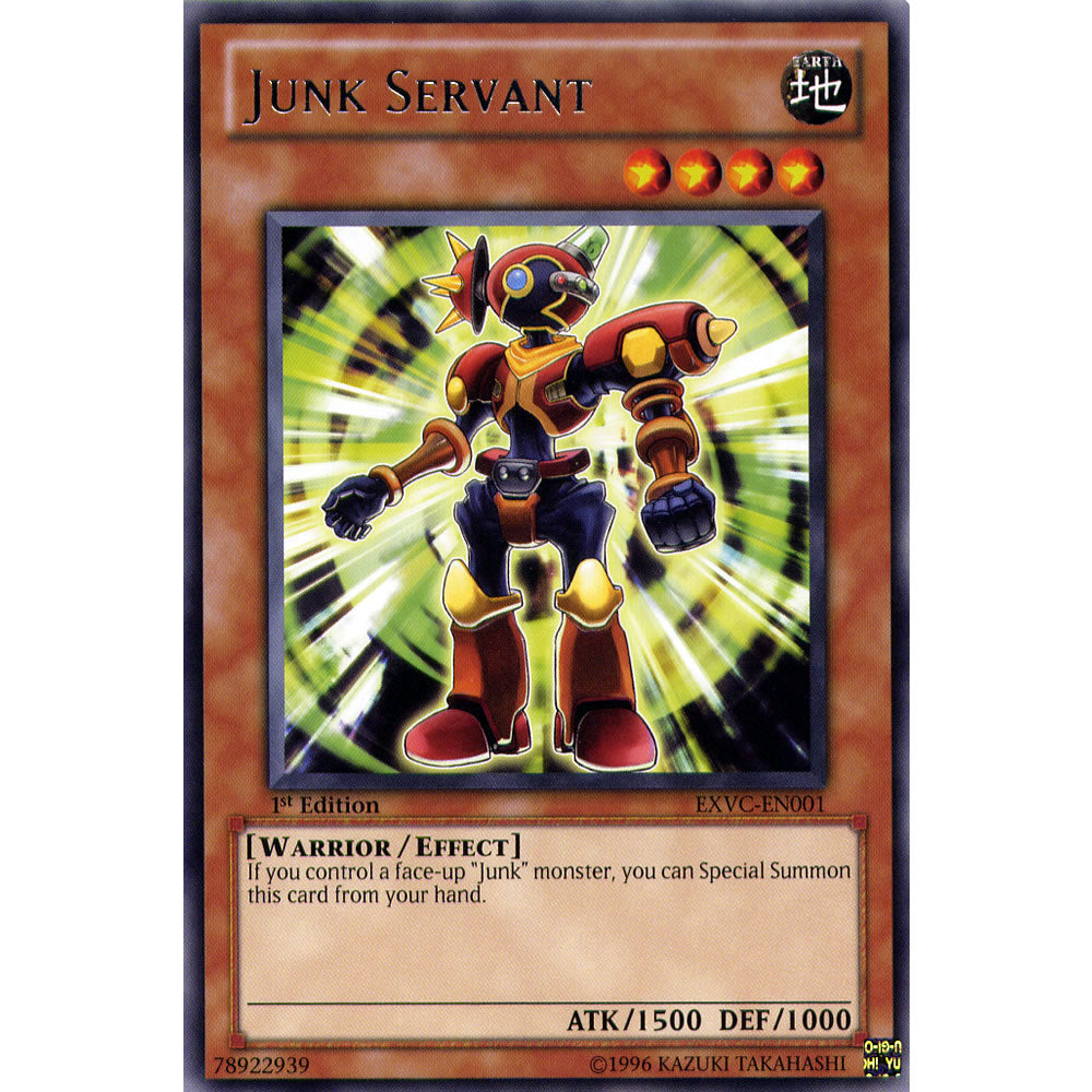 Junk Servant EXVC-EN001 Yu-Gi-Oh! Card from the Extreme Victory Set
