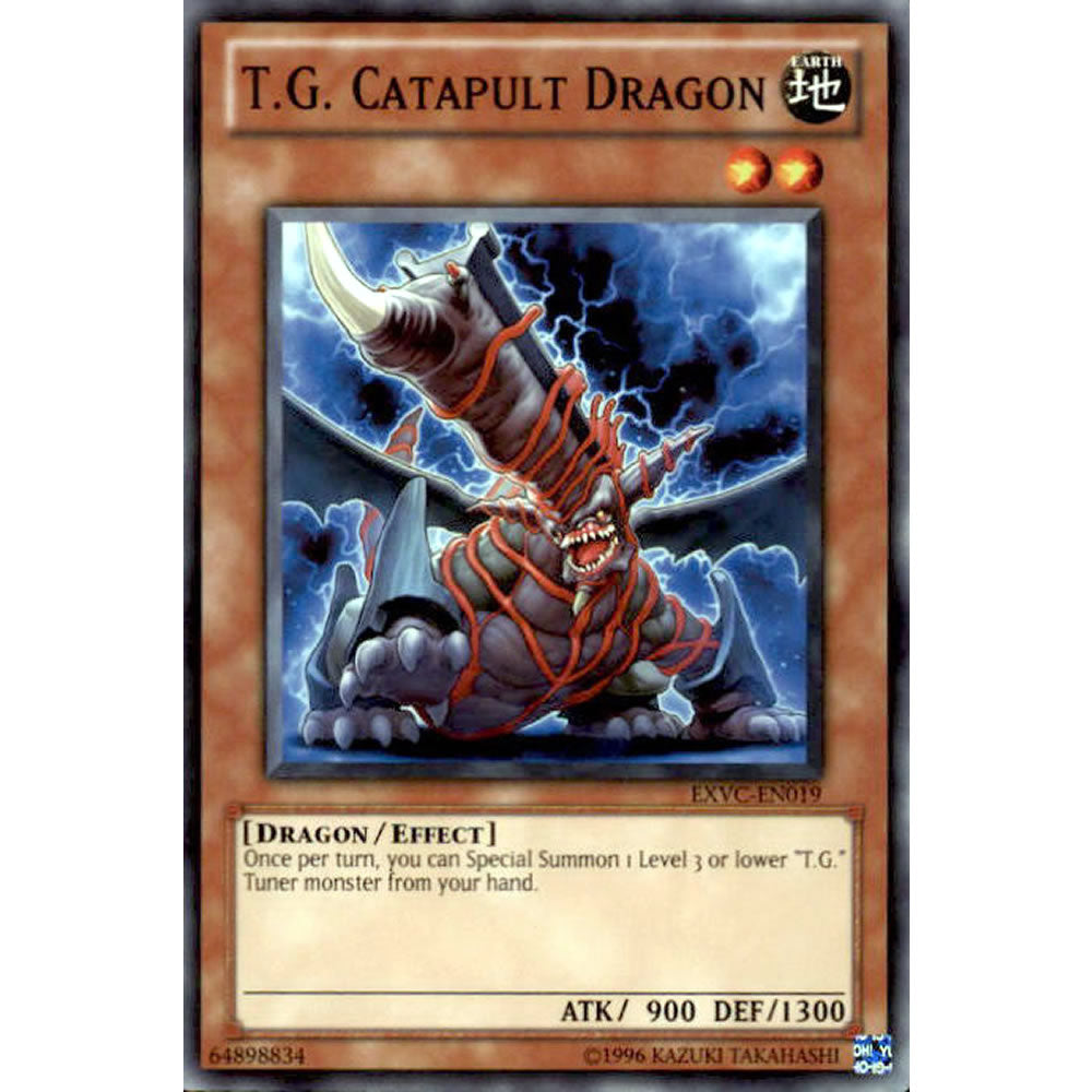 T.G. Catapult Dragon EXVC-EN019 Yu-Gi-Oh! Card from the Extreme Victory Set