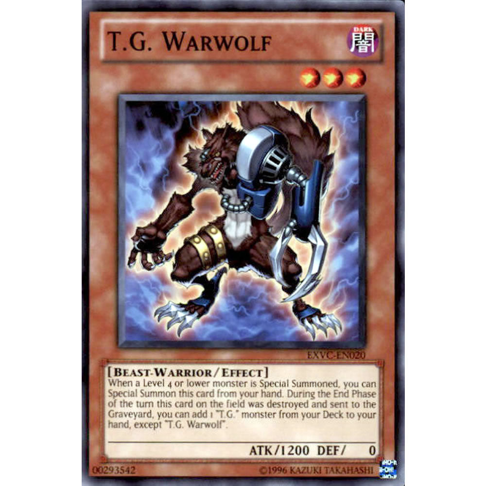 T.G. Warwolf EXVC-EN020 Yu-Gi-Oh! Card from the Extreme Victory Set