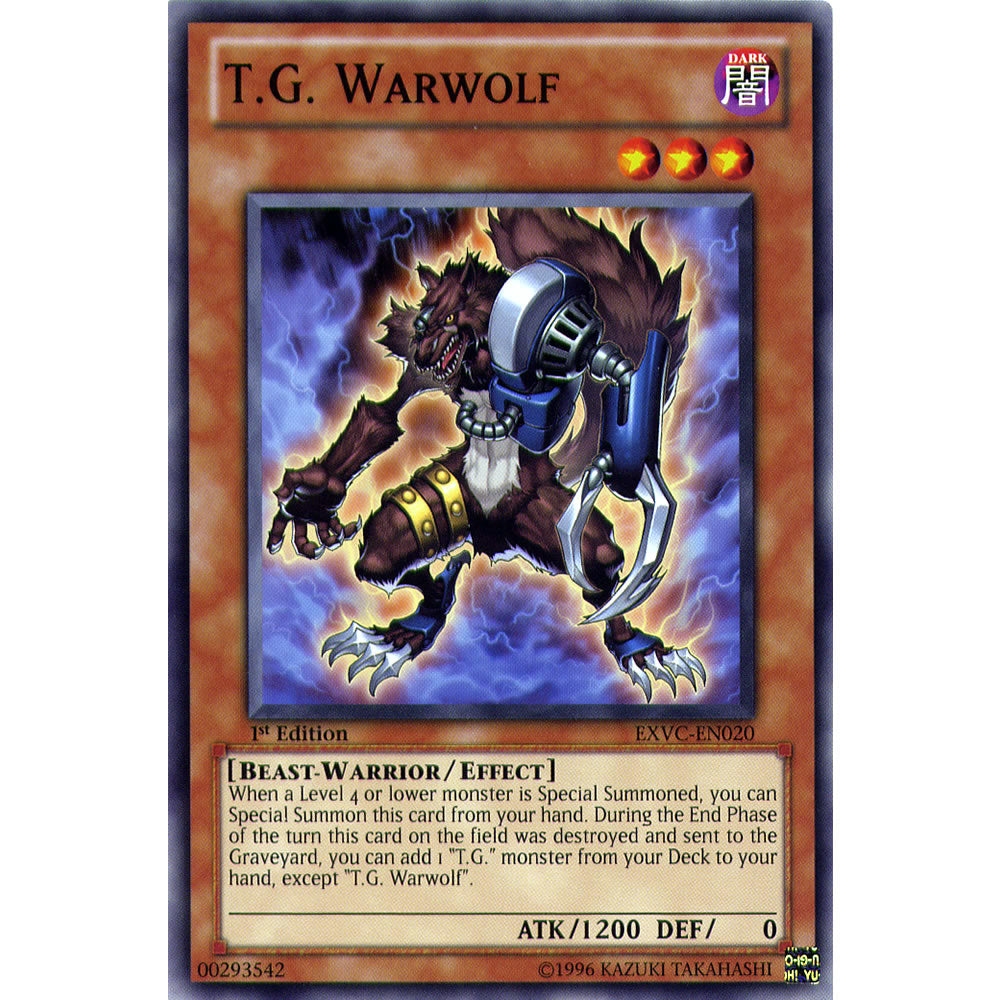T.G. Warwolf EXVC-EN020 Yu-Gi-Oh! Card from the Extreme Victory Set