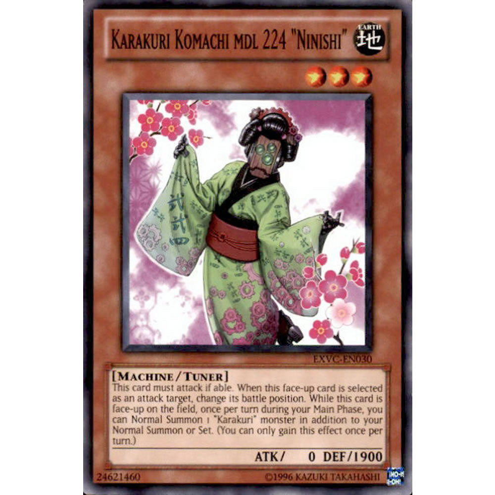 Karakuri Komachi mdl 224 "Ninishi" EXVC-EN030 Yu-Gi-Oh! Card from the Extreme Victory Set