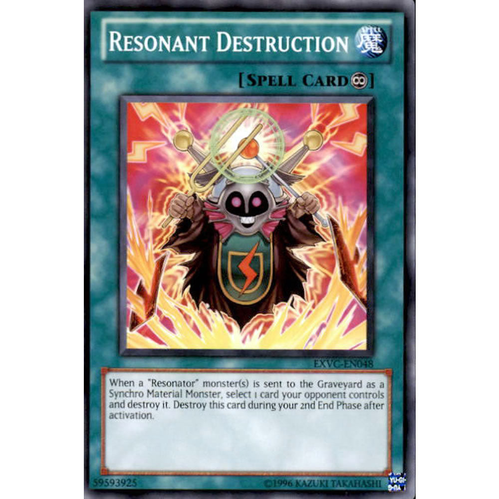 Resonant Destruction EXVC-EN048 Yu-Gi-Oh! Card from the Extreme Victory Set
