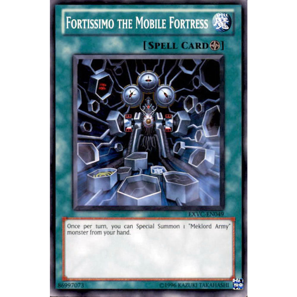 Fortissimo the Mobile Fortress EXVC-EN049 Yu-Gi-Oh! Card from the Extreme Victory Set