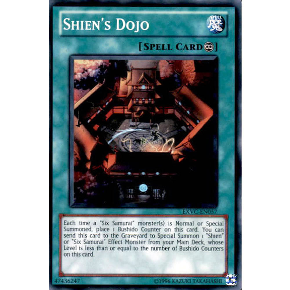 Shien's Dojo EXVC-EN057 Yu-Gi-Oh! Card from the Extreme Victory Set