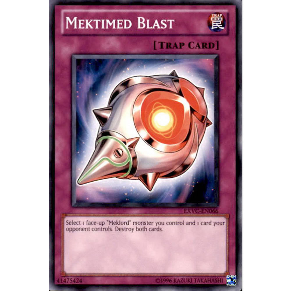 Mektimed Blast EXVC-EN066 Yu-Gi-Oh! Card from the Extreme Victory Set
