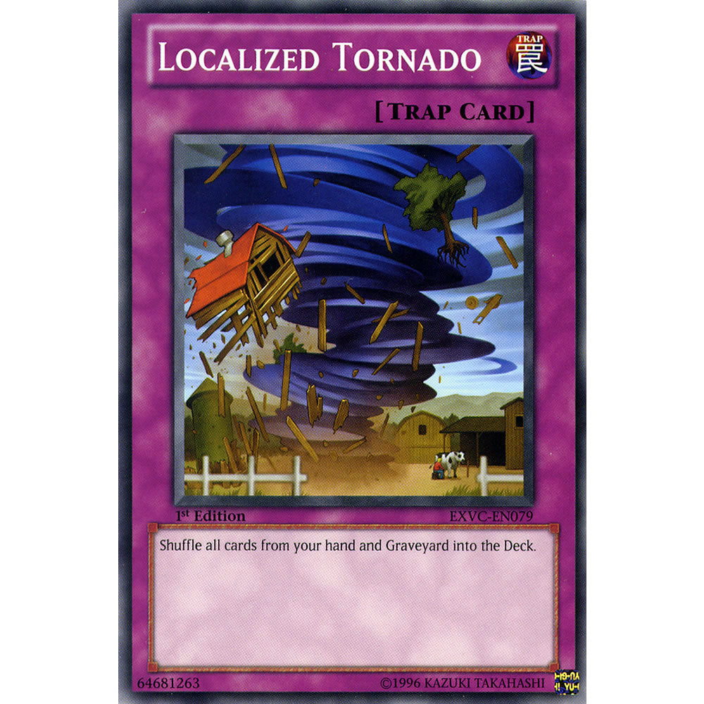 Localized Tornado EXVC-EN079 Yu-Gi-Oh! Card from the Extreme Victory Set