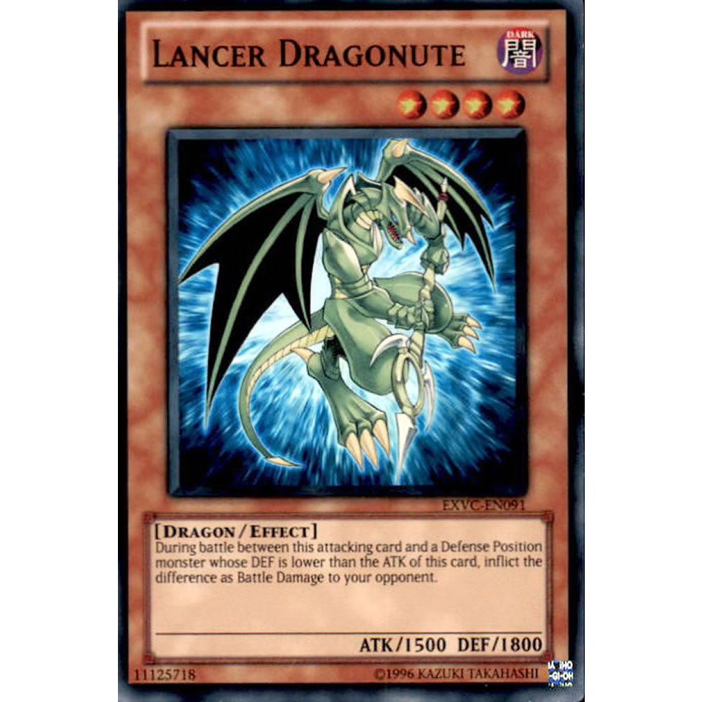 Lancer Dragonute EXVC-EN091 Yu-Gi-Oh! Card from the Extreme Victory Set