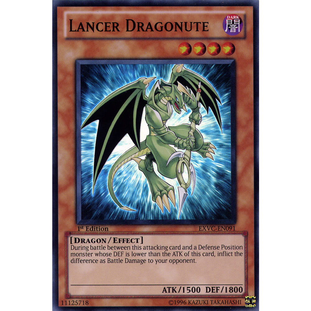 Lancer Dragonute EXVC-EN091 Yu-Gi-Oh! Card from the Extreme Victory Set