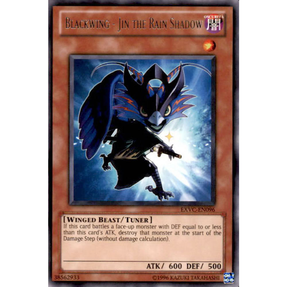 Blackwing - Jin the Rain Shadow EXVC-EN096 Yu-Gi-Oh! Card from the Extreme Victory Set